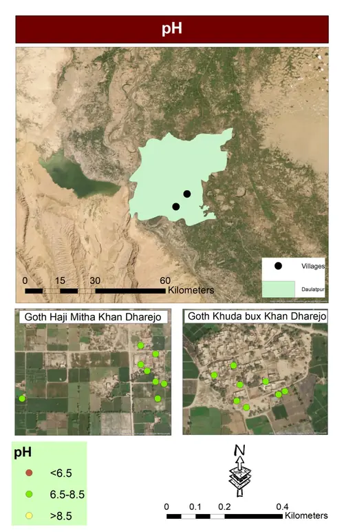 Groundwater pH Distribution Map